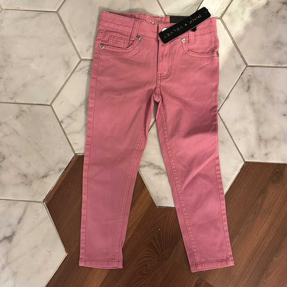 5T pink jeans